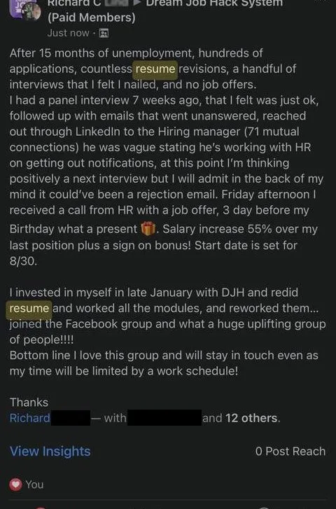PICTIANG howe m Veal JOD Mak OYStell a . Paid Members Just now - f After 15 months of - verified client result, Lindsay Mustain coaching