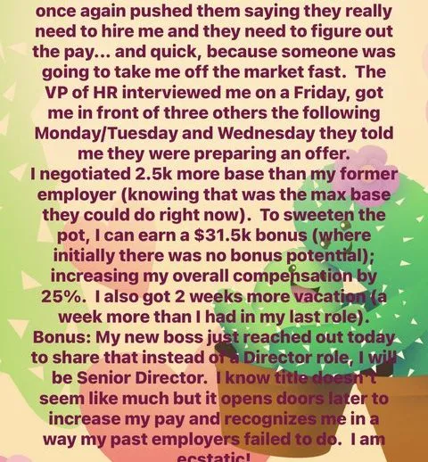 once again pushed them saying they really need to hire me and they need to figure out the - verified client result, Lindsay Mustain coaching