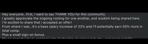 Hey everyone...first, want to say THANK YOU for this community. i greatly appreciate the - verified client result, Lindsay Mustain coaching